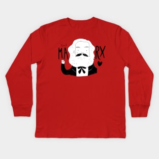 Karl Marx Kids Long Sleeve T-Shirt